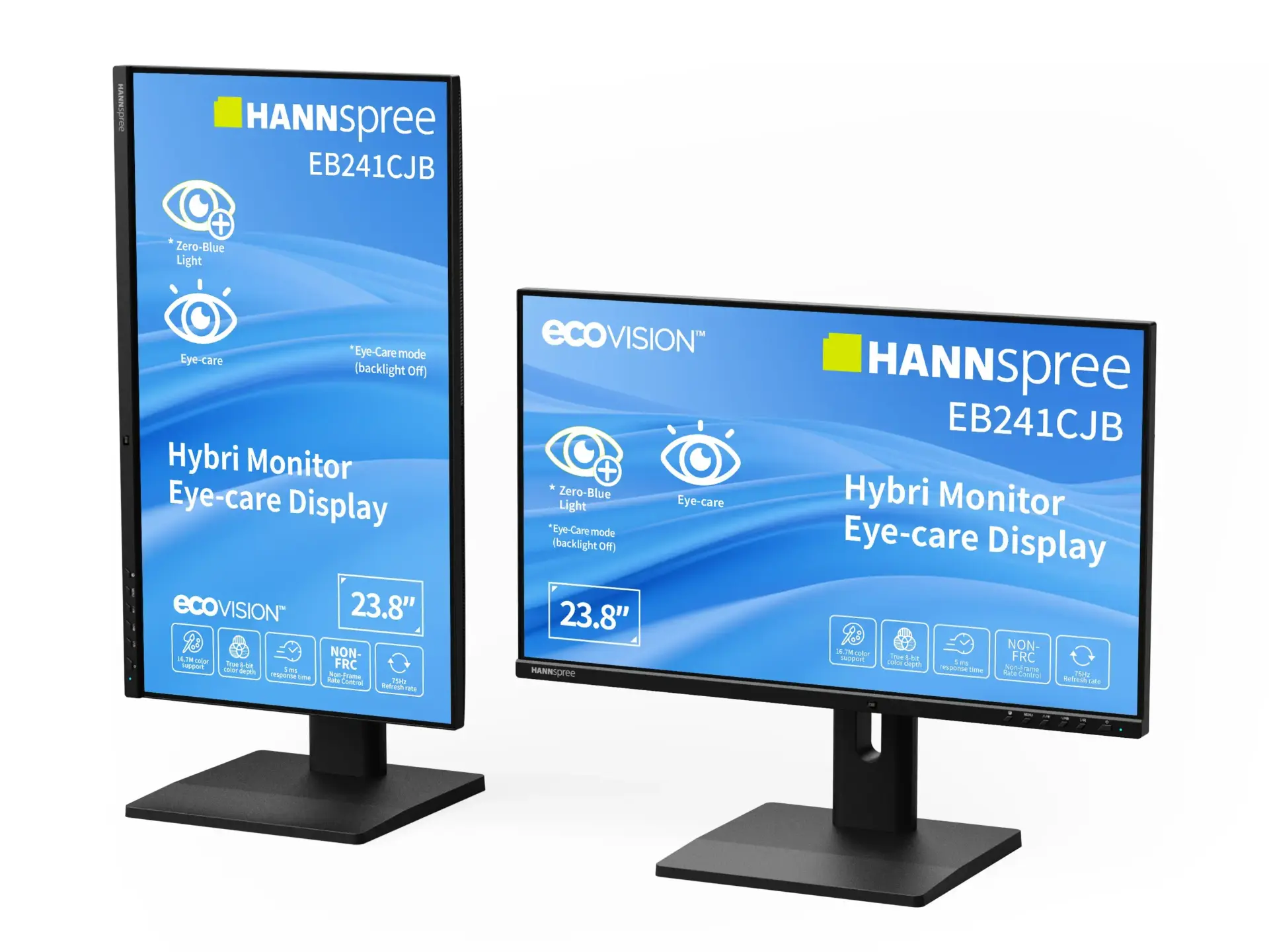 Монитор Hybrid Hannspree EB241CJB - 24"inch ecoVision TN, FHD(1920x1080), 75Hz, USB-C - Image 5