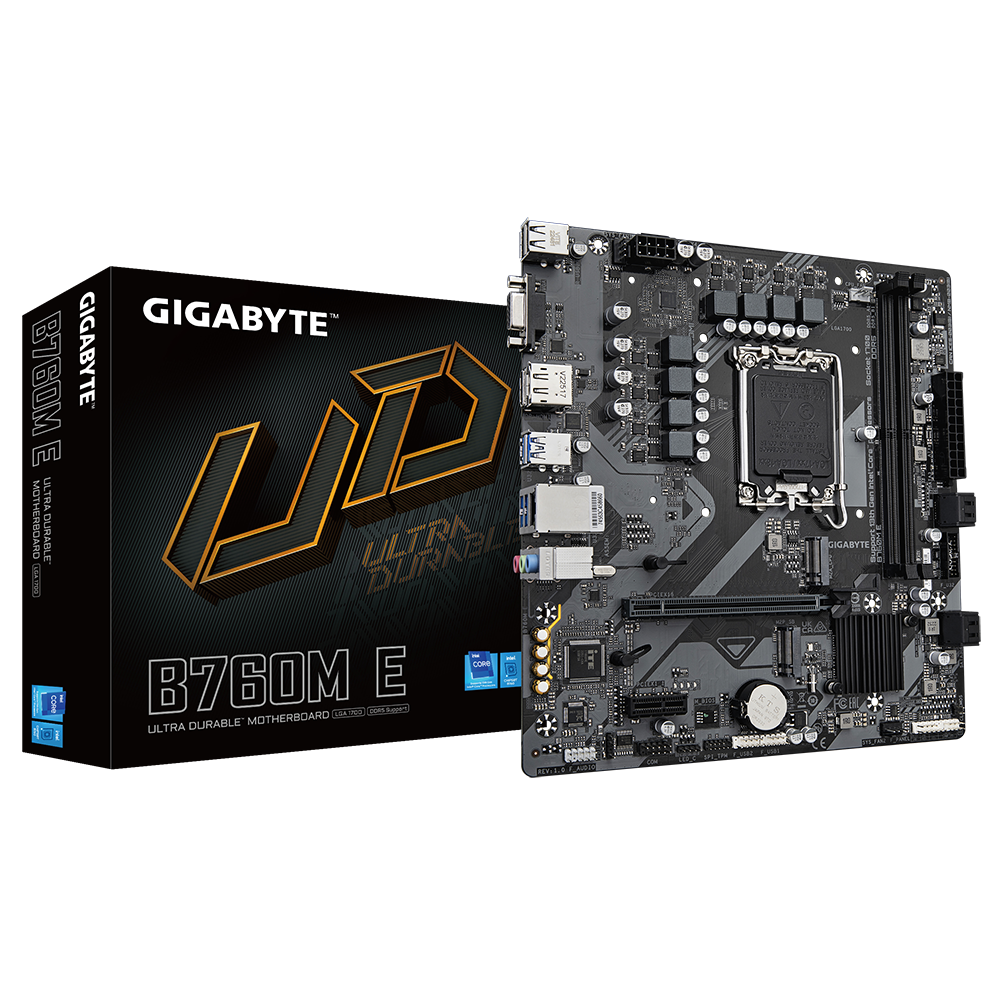 Дънна платка GIGABYTE B760M E DDR5, socket 1700 - Image 4