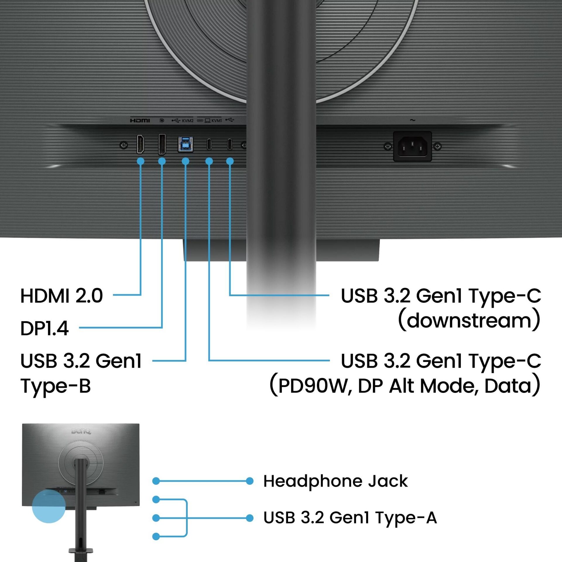 Монитор за програмиране BenQ RD280UA, 28.2", Ergo Stand - Image 4