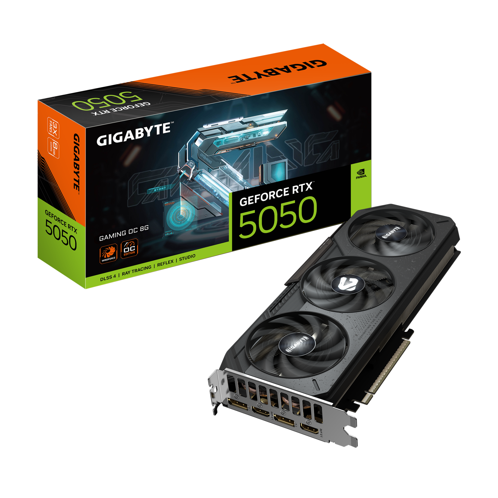 Видео карта GIGABYTE RTX 5050 GAMING OC 8GB GDDR6 - Image 7