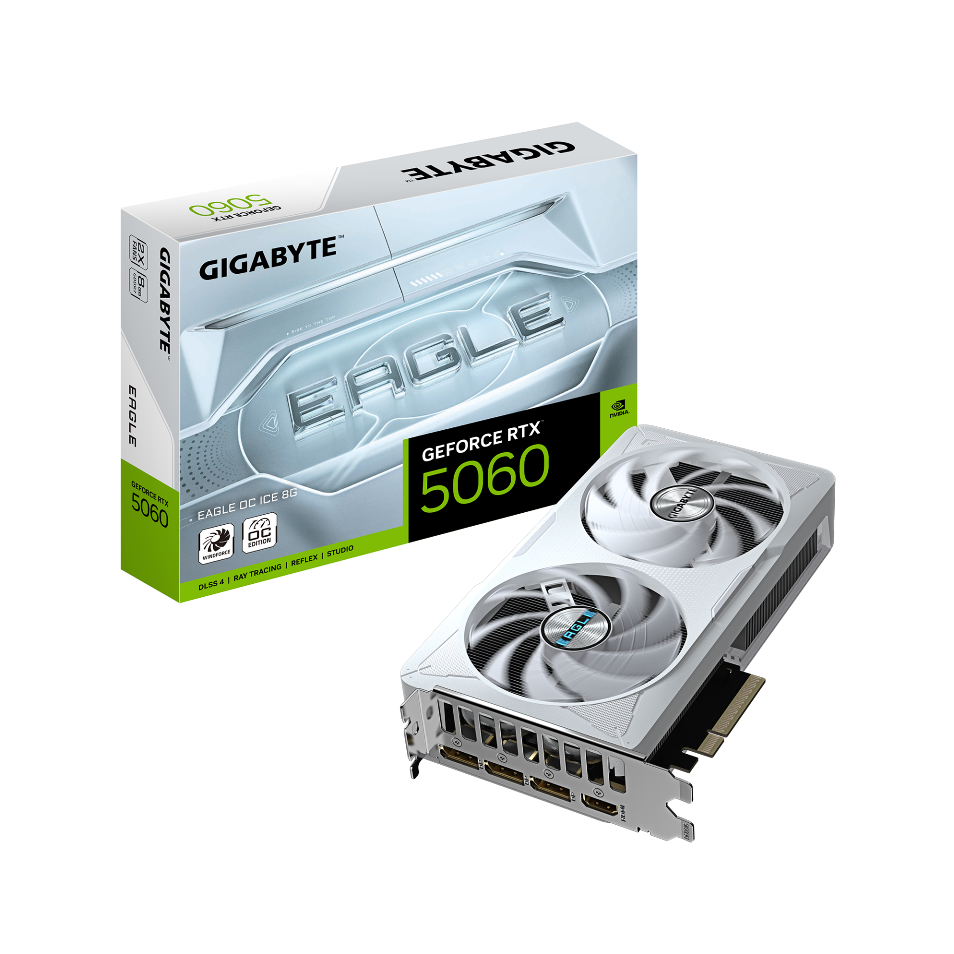 Видео карта GIGABYTE RTX 5060 EAGLE OC ICE 8GB GDDR7 - Image 9