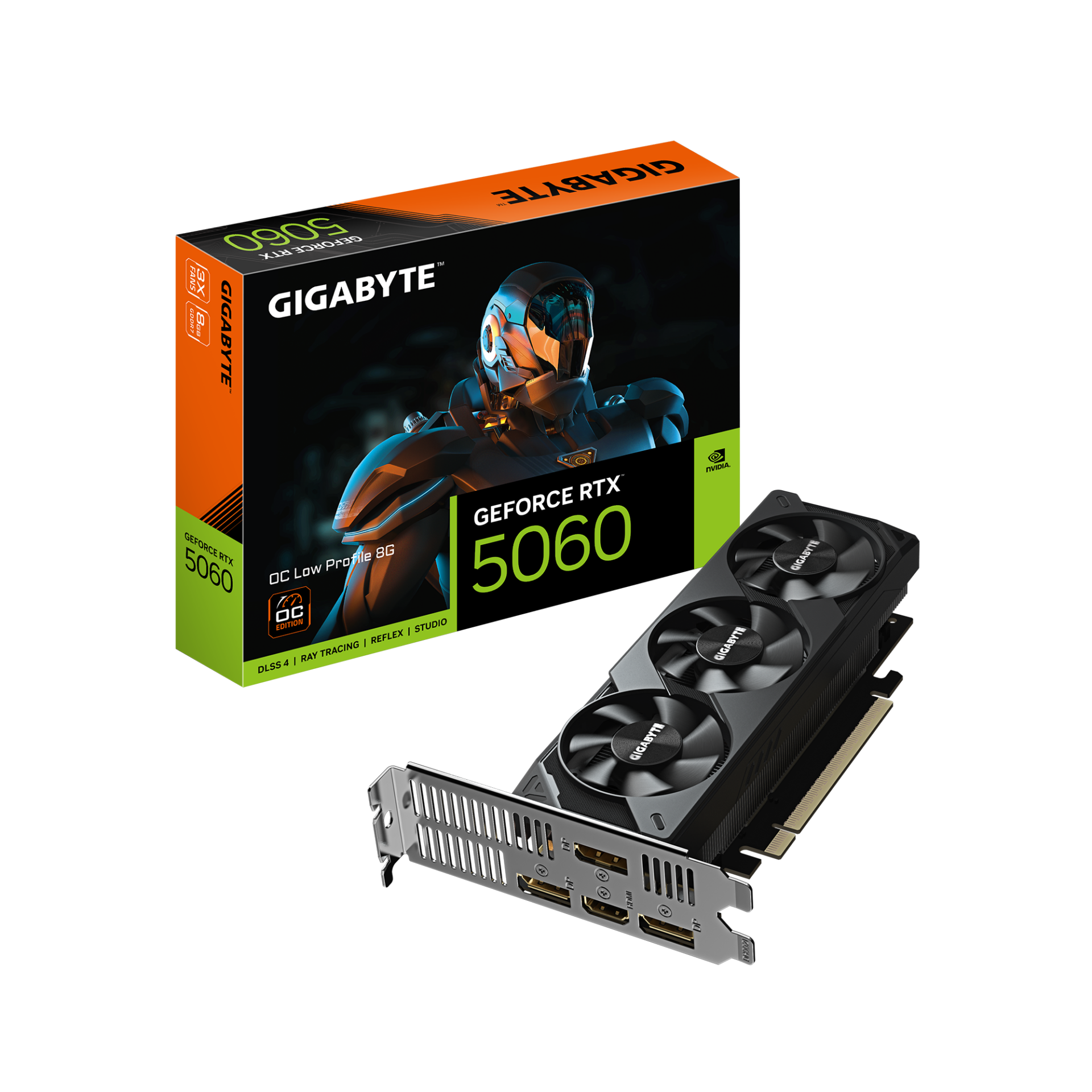 Видео карта GIGABYTE RTX 5060 Low Profile OC 8GB GDDR7 - Image 8