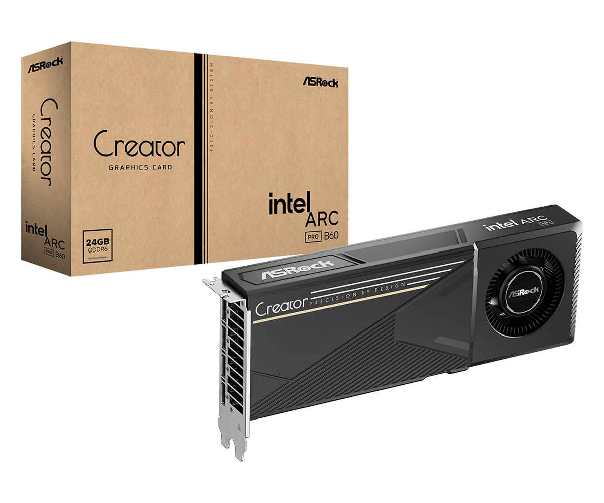 Видеокарта ASRock Intel ARC Pro B60 Creator 24GB - Image 7