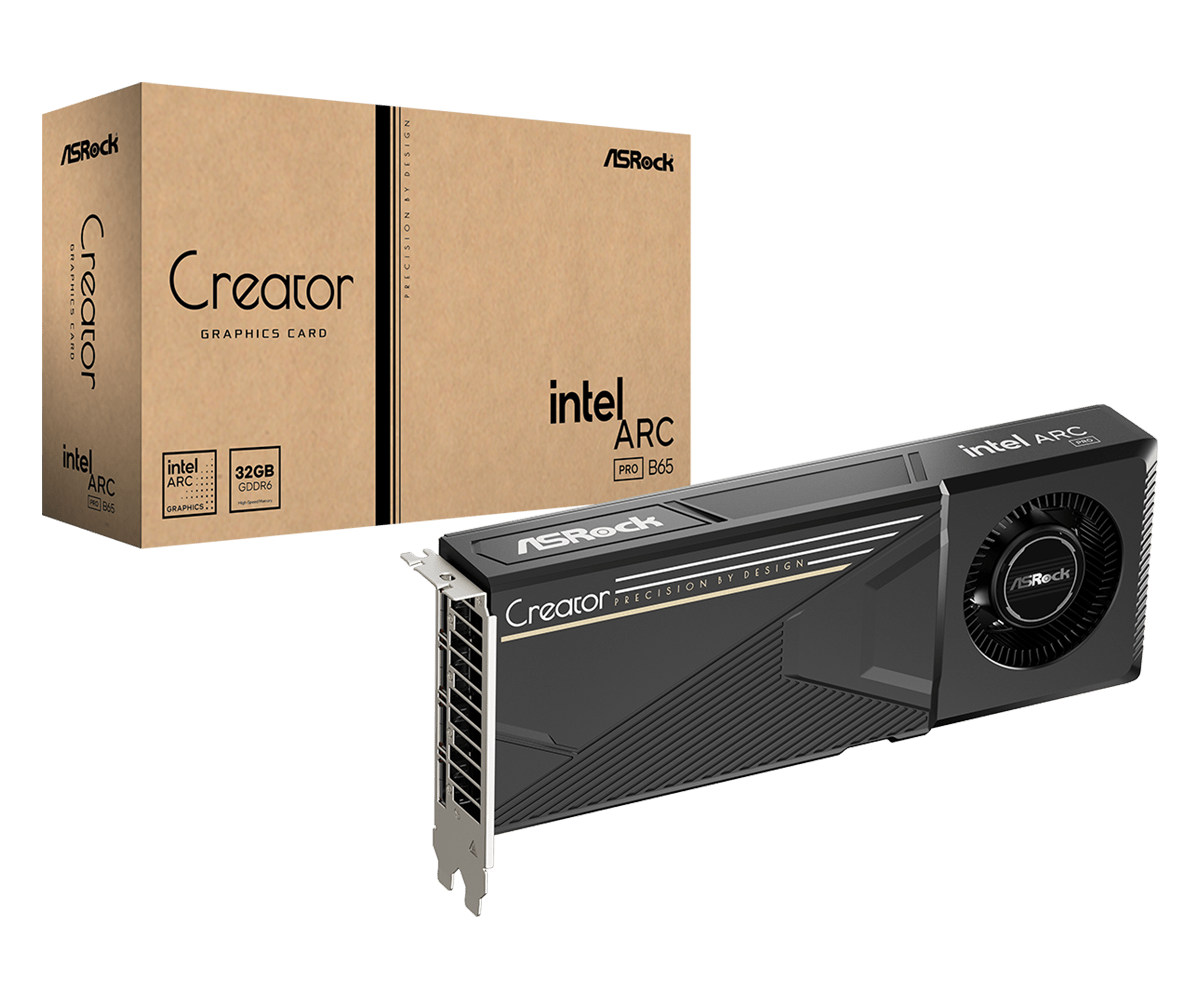 Видеокарта ASRock Intel ARC Pro B65 Creator 32GB - Image 6