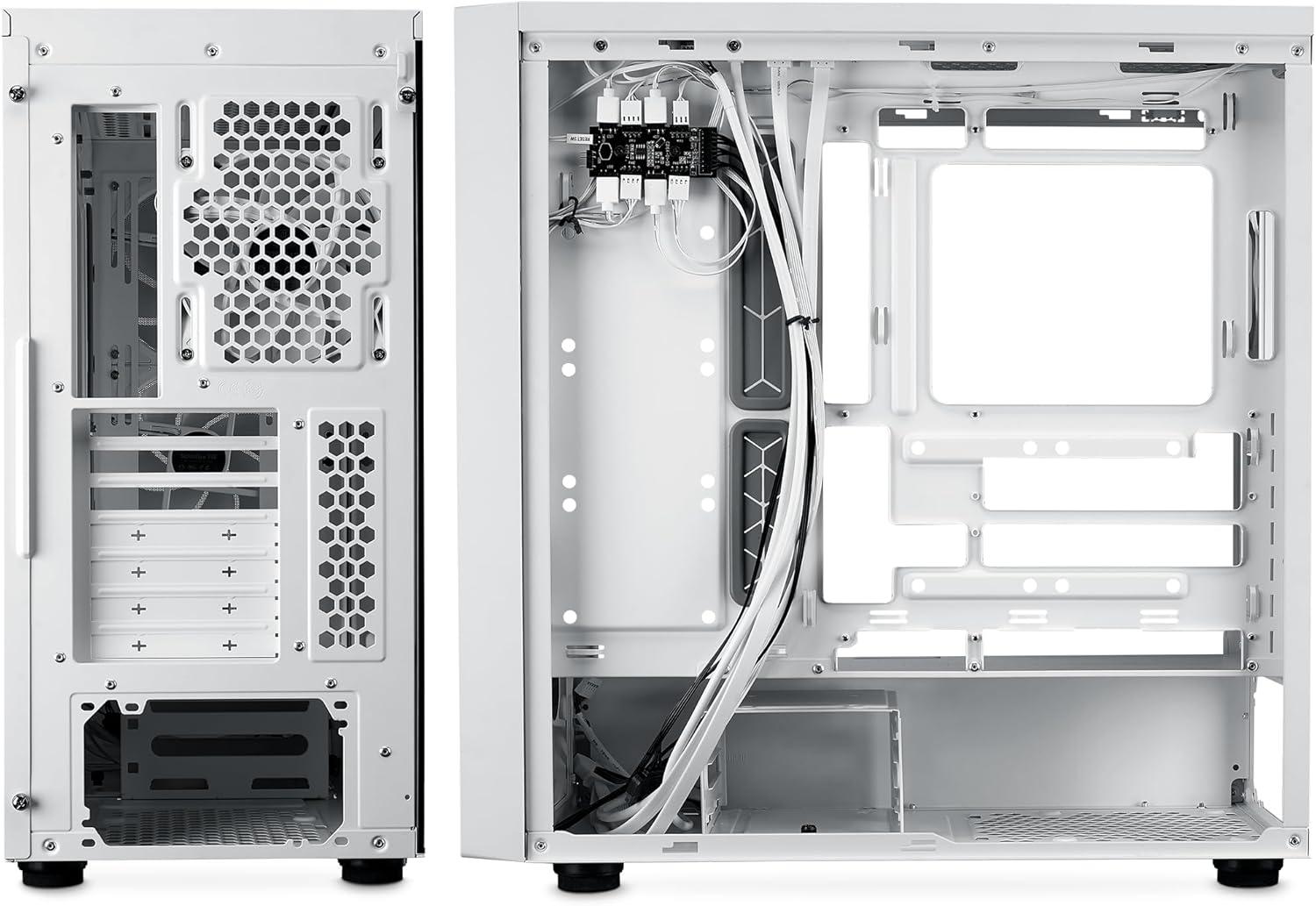 Кутия CoolerMaster MasterBox 600 - White ARGB - Image 6