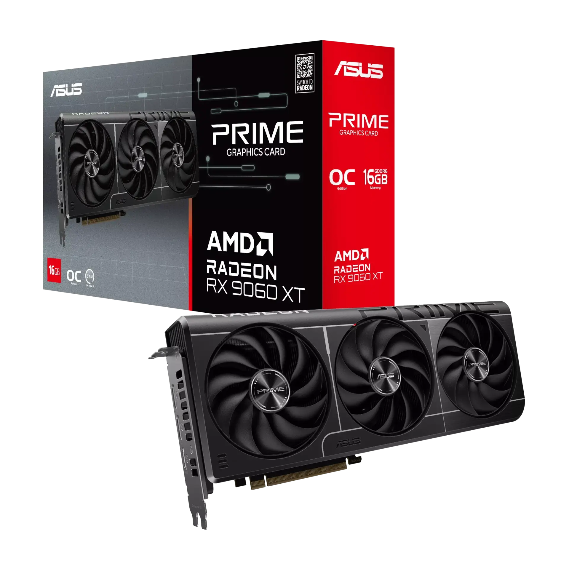 Видео карта ASUS PRIME RADEON RX 9060 XT OC 16GB GDDR6 - Image 7
