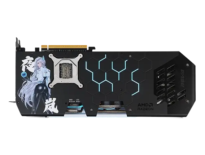 Видео карта PowerColor Radeon RX 9070 XT HELLHOUND OC REVA EDITION 16GB GDDR6 - Image 7