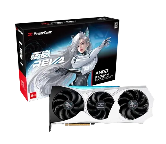 Видео карта PowerColor Radeon RX 9070 XT HELLHOUND OC REVA EDITION 16GB GDDR6 - Image 9